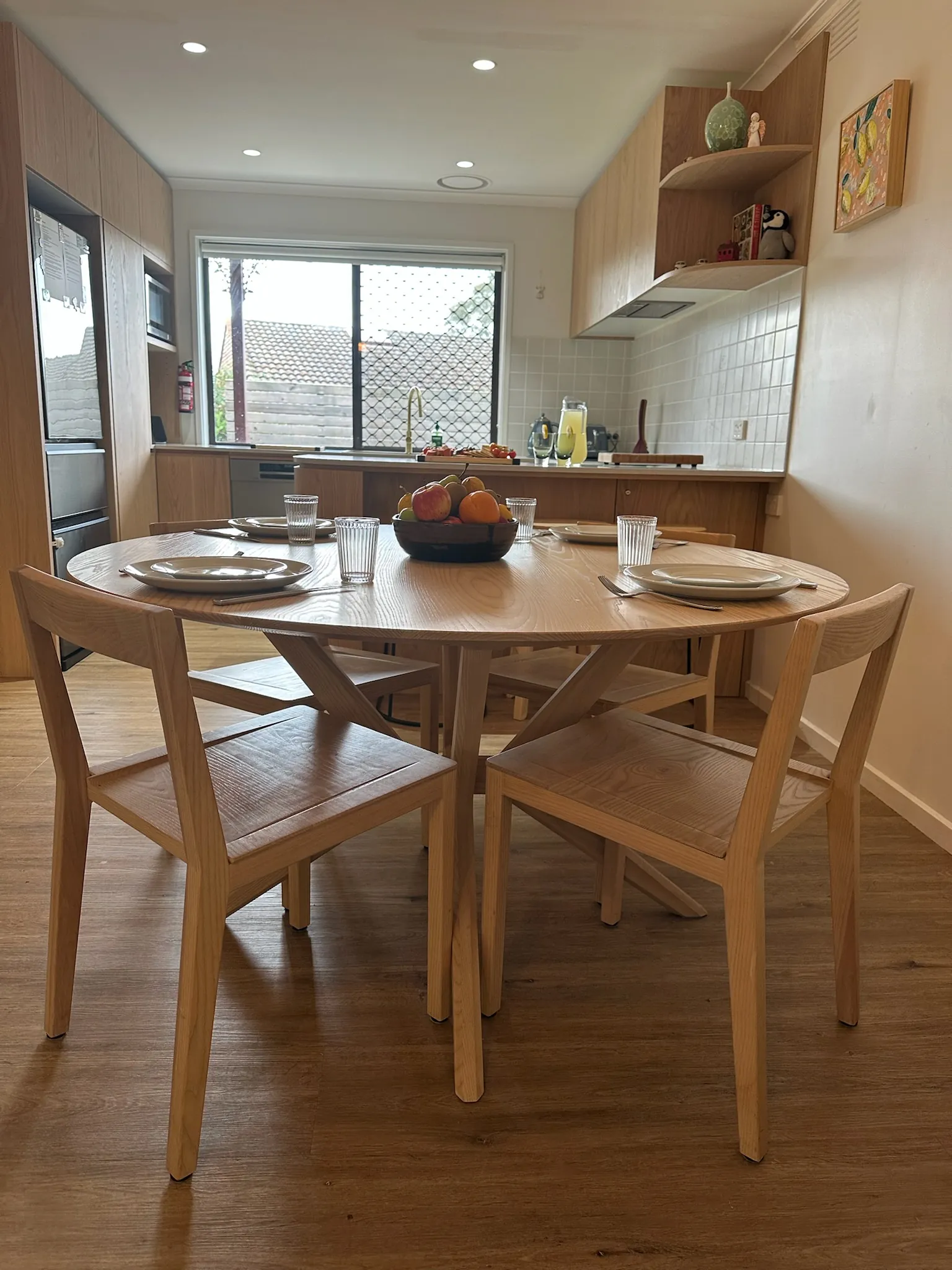 Open-plan dining area